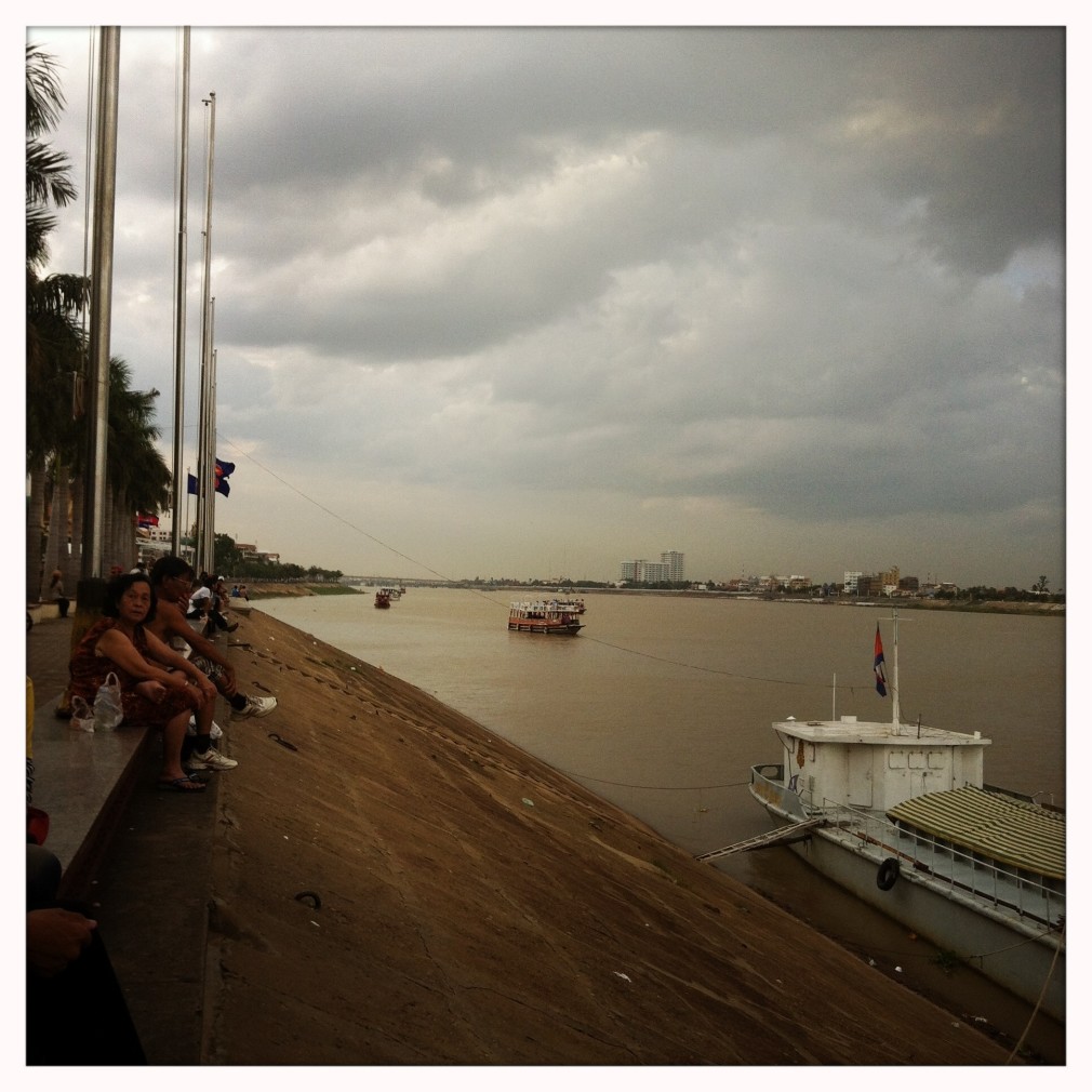 Phnom Penh - Uferpromenade des Mekong