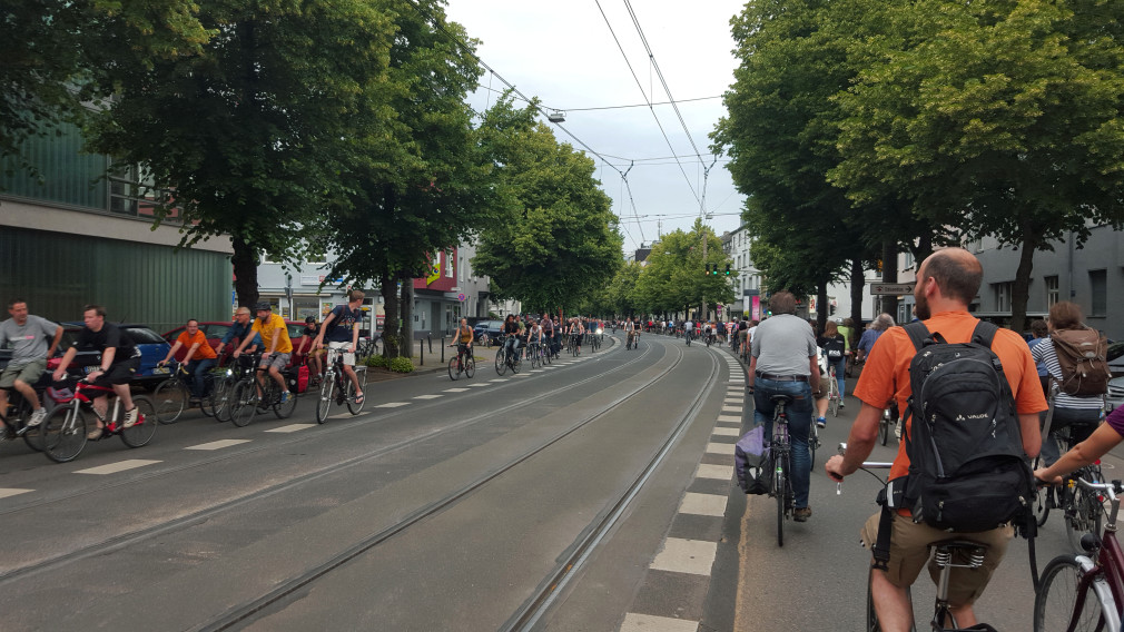 Critical Mass am 26.06.2015 in Köln