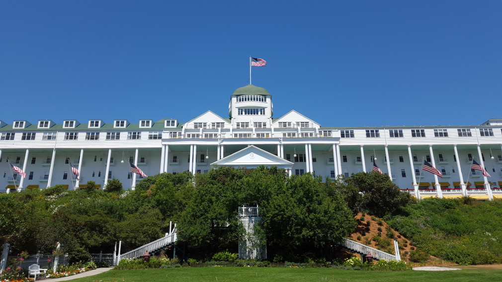 Das Grand Hotel auf Mackinac Island (verfügt nach eigenen Angaben die größte Veranda der Welt)