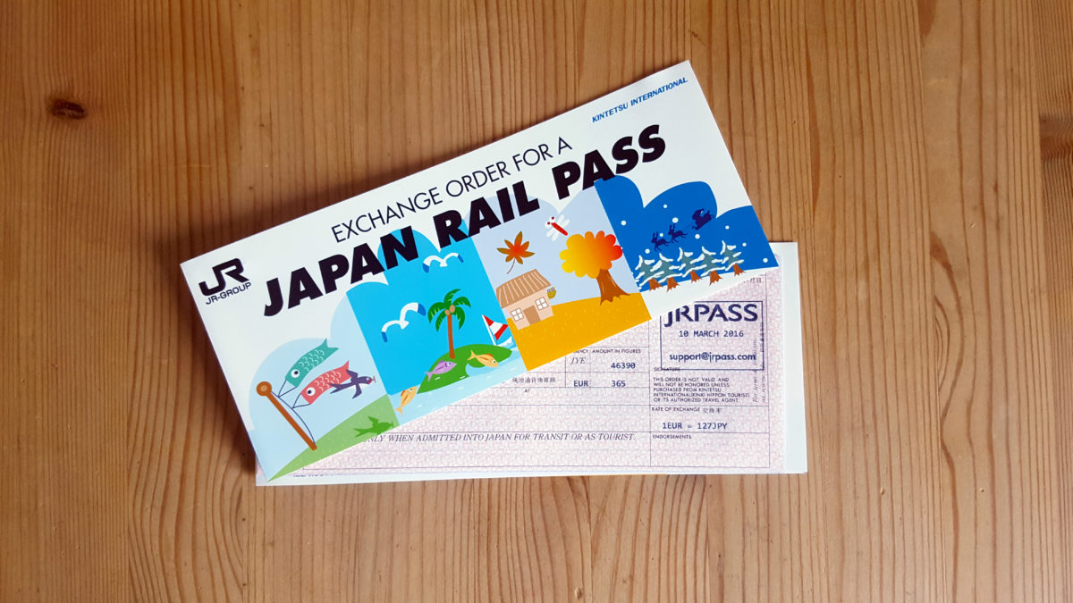 Zwei Japan Rail Pass Gutscheine