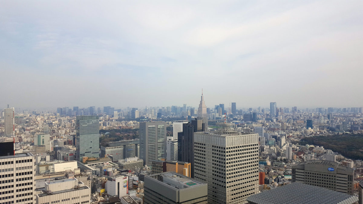 Aussicht vom Tokyo Metropolitan Government Building