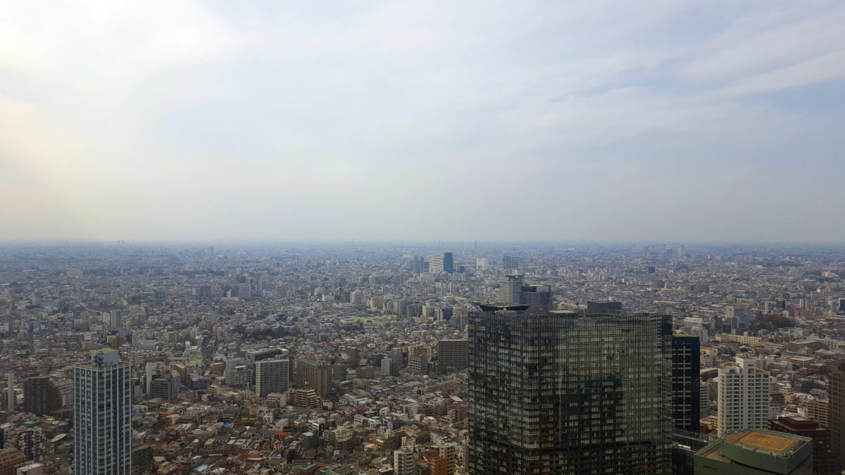 Aussicht vom Tokyo Metropolitan Government Building