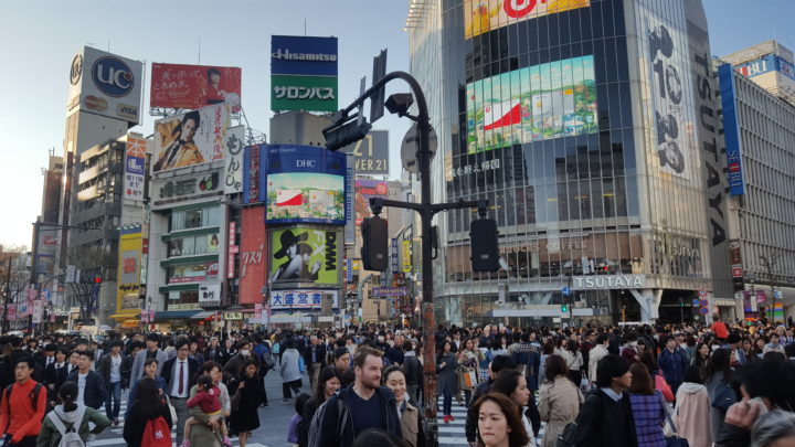 Shibuya Crossing in Tokyo